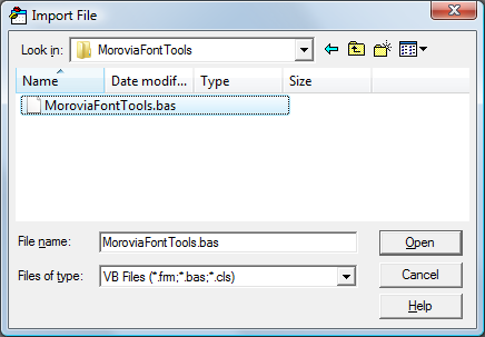 import VBA module to Excel