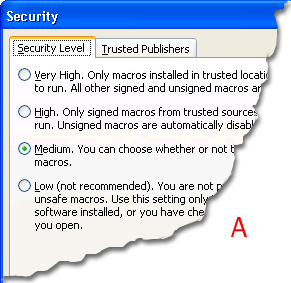 macro security settings