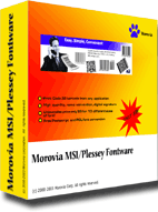 Morovia MSI/Plessey Barcode font consists of 10 true type fonts and a language tool kit.At any point size, there are 5 different barcode heights to choose from. At any height, the user has 2 options: either with human readable text or without.