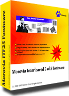 Interleaved 2 of 5 Fonts CD-ROM