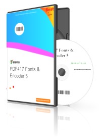PDF417 Fonts CD-ROM
