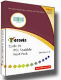 Code39 PCL Scalable Fonts CD-ROM