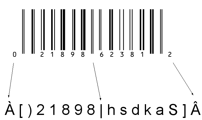 Anatomy of a UPC-A Barcode