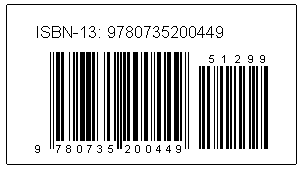 sample isbn bookland