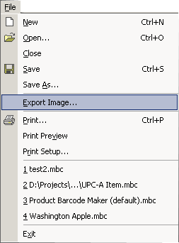 File Menu