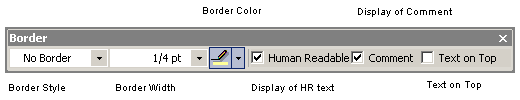 Border Toolbar