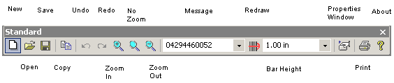 Standard Toolbar